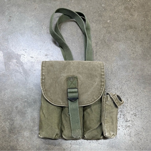 Vintage Vietnam War CISO MACV-SOG Ammo Pouch OD Canvas 3-Cell USGI Rare - Picture 1 of 8
